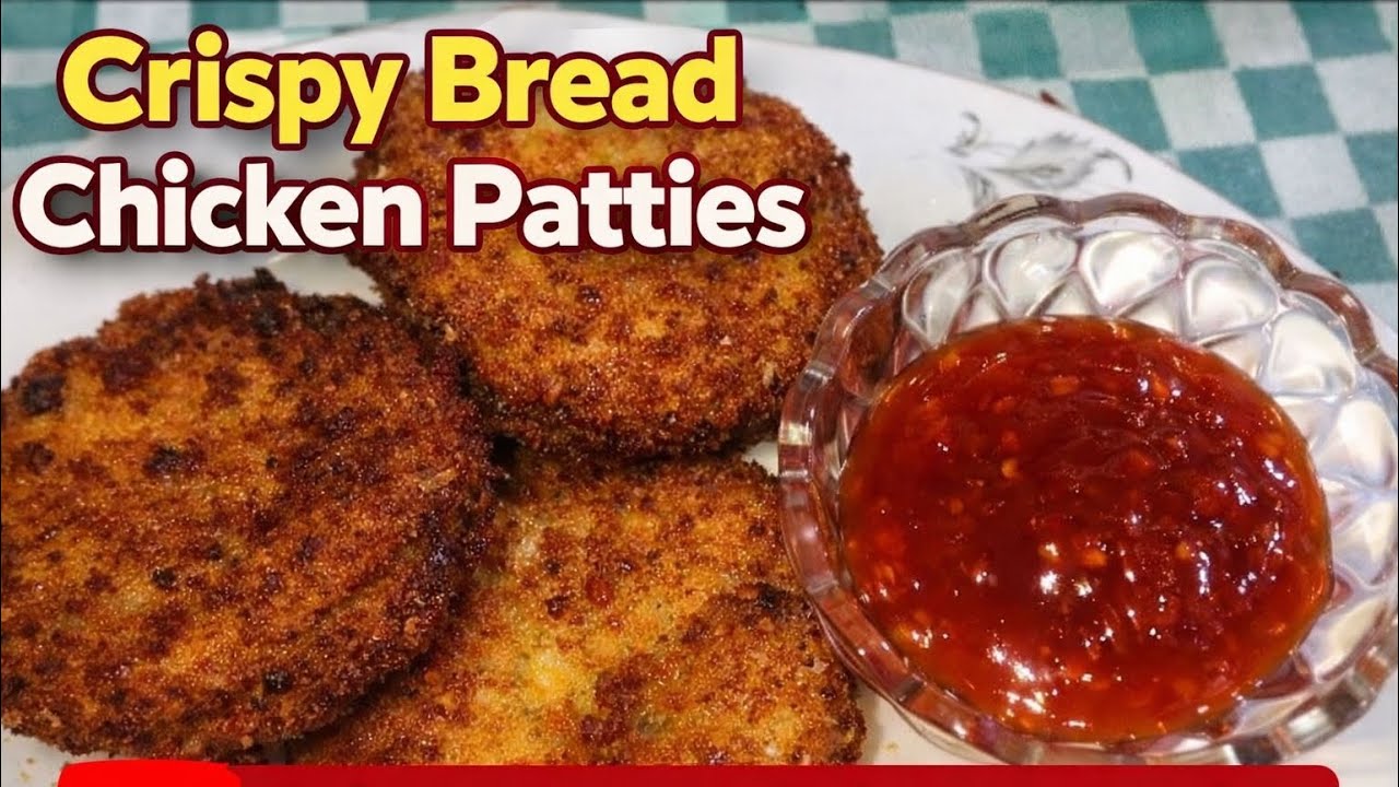 Crispy Bread Chicken Patties | Easy Snack Recipe