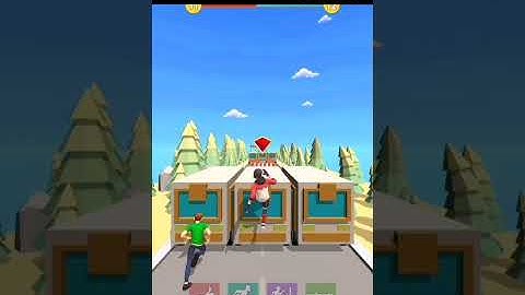 Parkour Race: Epic Run 3d gameplay walkthrough | android, iOS mobile | New update #shorts games 💥💥