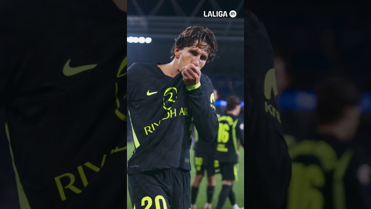 QUÉ GOLAZO, GIULI ❤️🤍 #LaLigaHighlights