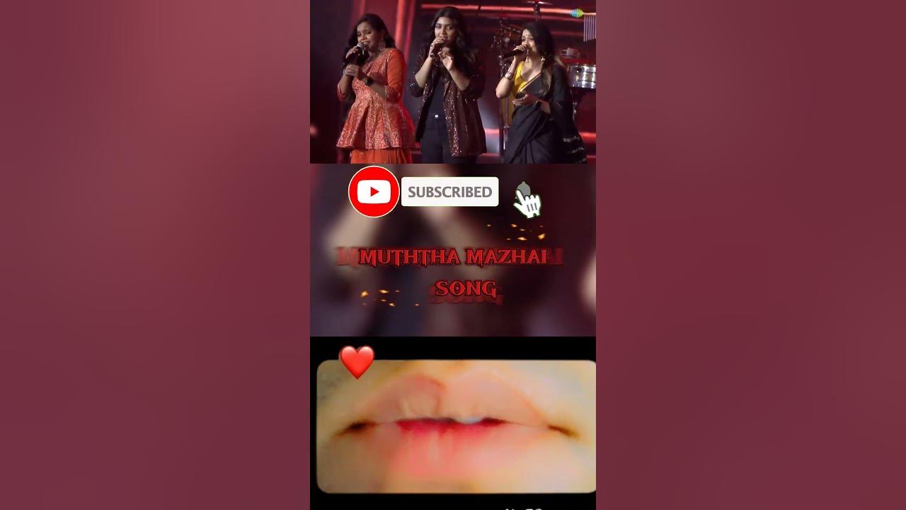 #MUTHTHAMAZHAI 🔥 Muththa Mazhai - Reprise || AR Rahman & Chinmayi #ARRahman #Chinmayi