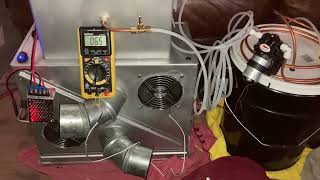12 volt Solar Air Conditioner Temp Test