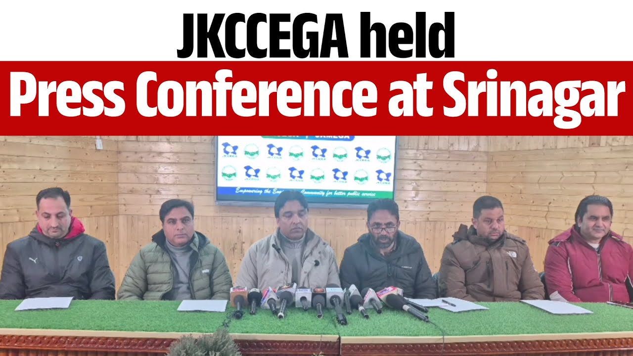 JKCCEGA held Press Conference at Srinagar