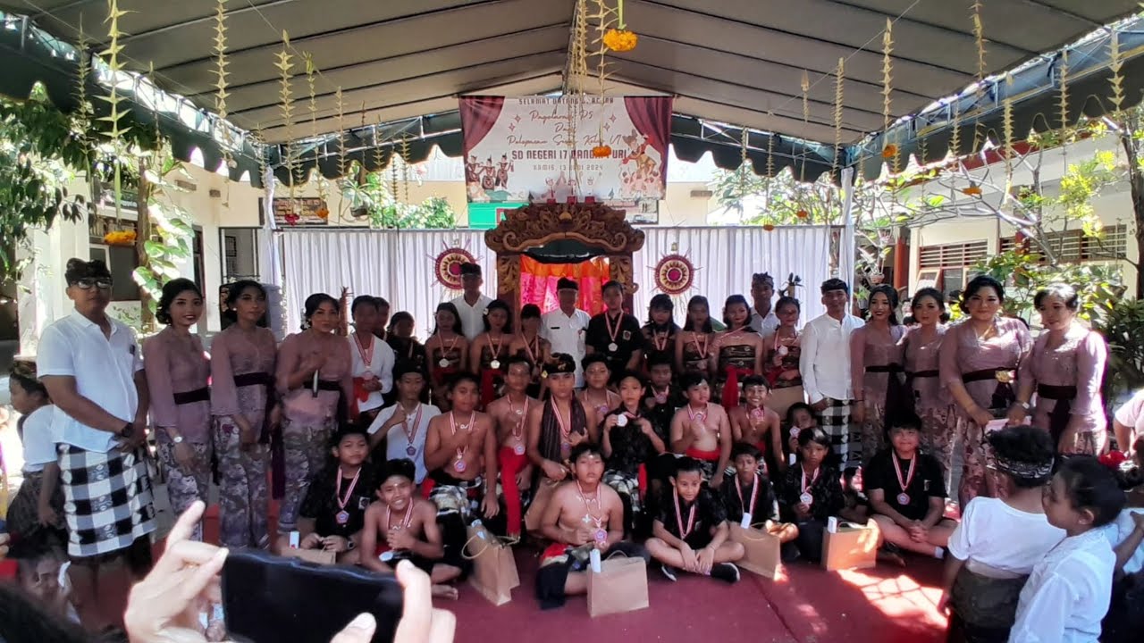 PELEPASAN KELAS VI SDN 17 DANGIN PURI TAHUN AJARAN 2023/2024 ADA  KOLABORASI 