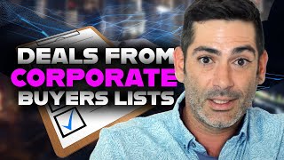 How To Find Great Deals Using Corporate Buyers Lists