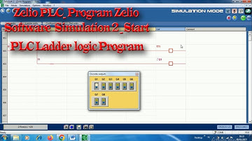 Zelio PLC_ Program Zelio Software Simulation 2 _ Start PLC Ladder Logic Program