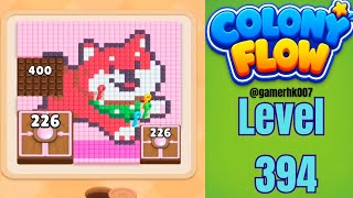 Colony Flow Level 394 hard level Walkthrough Solution 
