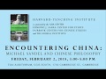 Encountering China: Michael Sandel and Chinese Philosophy