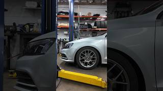 Before & After BC Racing Coilovers on VW Jetta MK6 #cars #mechanic #coilovers #fitment #automotive