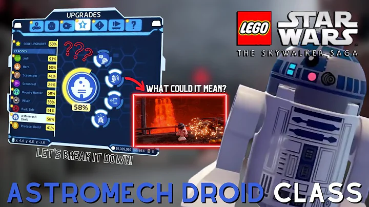 Astromech Droid Class! Upgrade System Breakdown | Lego Star Wars The Skywalker Saga