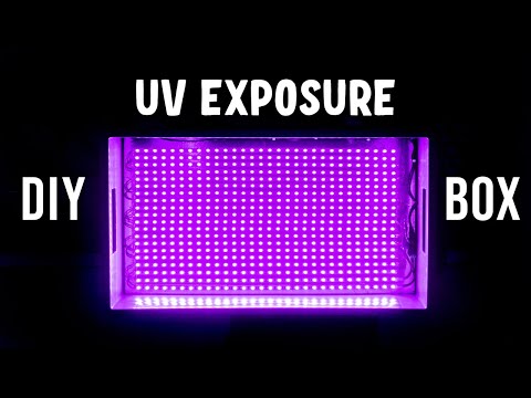 LED UV exposure box part 1, the box