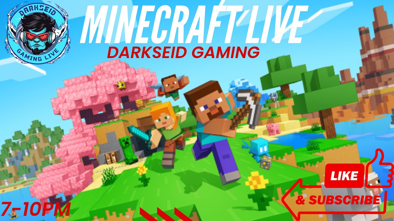 🚗 LIVE: EXTREME MINECRAFT CHALLENGES WITH FRIENDS! 💥 | DARKSEID GAMING