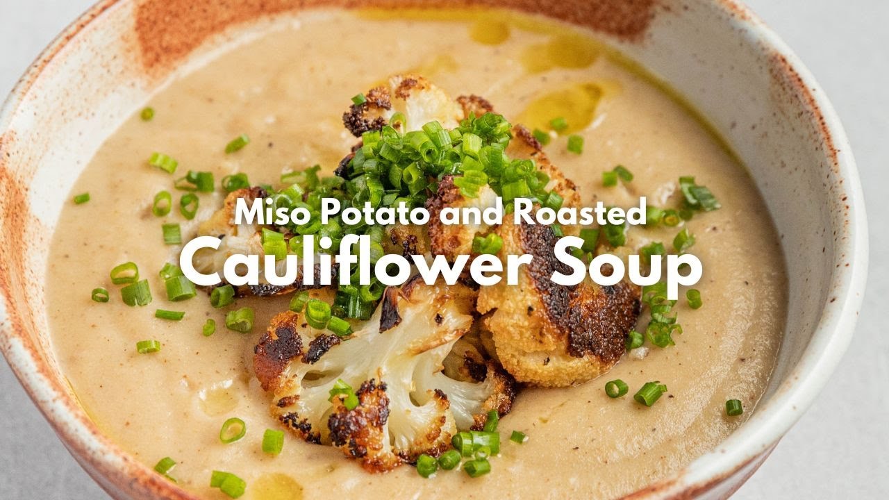 Miso Magic: The Creamiest Potato Cauliflower Soup