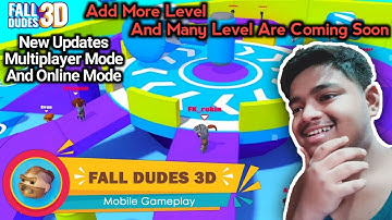 FALL GUYS in Mobile=FALL DUDES 3D|Multiplayer Mode And Online Mode Is Avelable Now|EDxGaming World