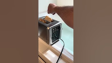 Upgrade your kitchen with this amazing touchscreen digital toaster #toaster