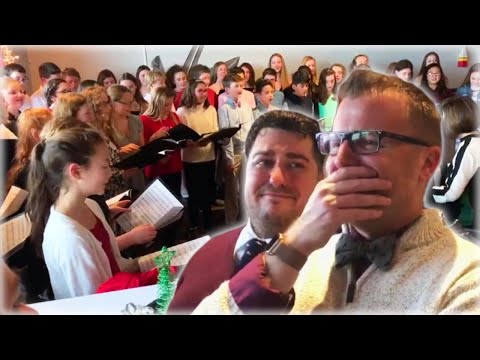 Kid's Choir Surprises Director at Wedding Rehearsal