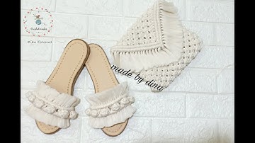 how to make easy macrame bag.. شنطة مكرمية سهلة جدا ترندي