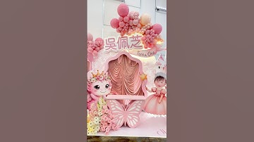 Tone hồng xinh xinh cho công chúa nhỏ  #simparty #trangtrisinhnhat #trangtrithoinoi