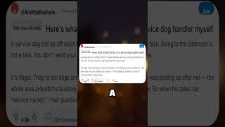 This "service dog" rule proves he was lying 💀 #aita #reddit