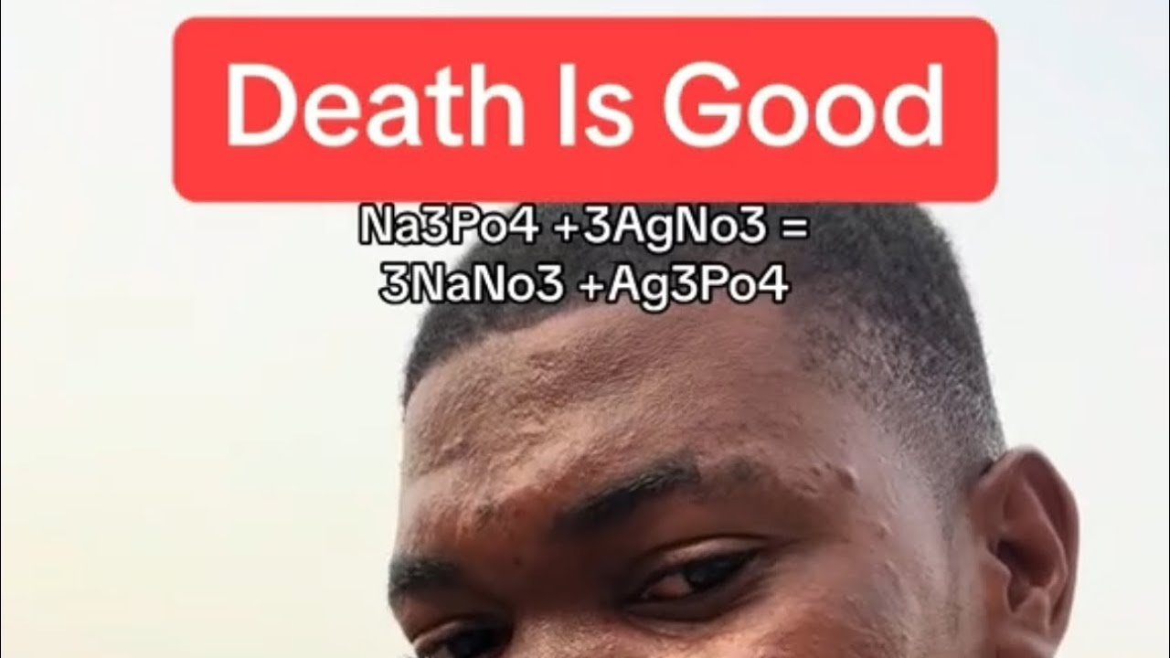 I just explained death using the above equation as a case study Death ...