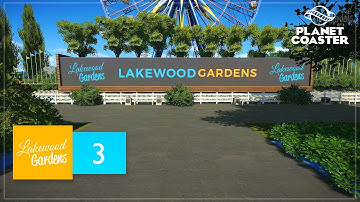 Planet Coaster - Lakewood Gardens (Part 3) - Summer Update Billboard Tutorial