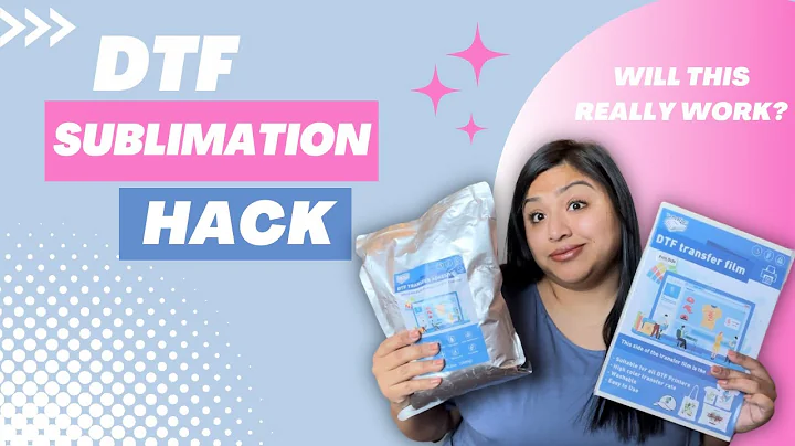 DTF SUBLIMATION HACK! | SUBLIMATING ON 100% COTTON...