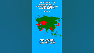 Trying to get a sub from every Asian Country: Day 4 #shorts