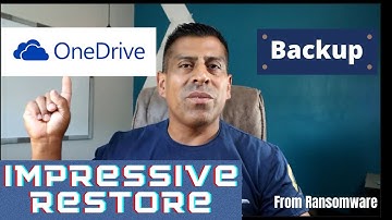 MS OneDrive Impressive Restore from Ransomware