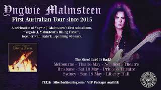 Yngwie Malmsteen Australian Tour 2024