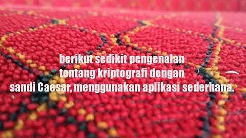 Aplikasi Kriptografi metode Caesar menggunakan web sederhana