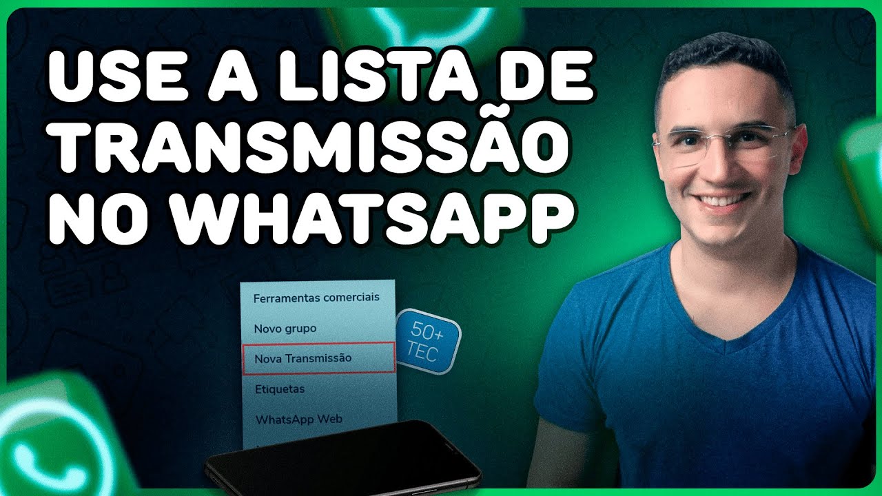 (Iphone) APRENDA A USAR A LISTA DE TRANSMISSÃO DO WHATSAPP