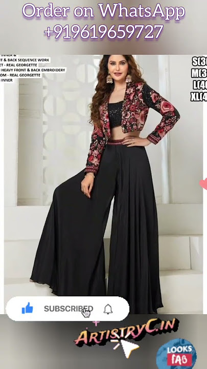 Party Wear Indo Western Dresses for Women #trending #shopnow #fashion @ArtistryC 11-7-25