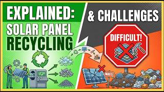Explained : Solar Panel Recycling & Challenges.