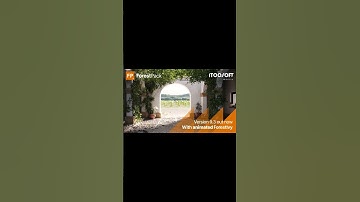 ForestPack 9.3: Animated ivy, tapered branches, and improved scattering