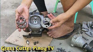 HOW TO REPLACE THE CLUTCH SHOE ASSEMBLY OF BRUSH CUTTER MACHINE AND CLEAN UP by Grass Cutter Pinoy TV 859 views 4 months ago 13 minutes, 19 seconds