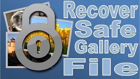 How to Recover Safe Gallery Files || Tech Dax