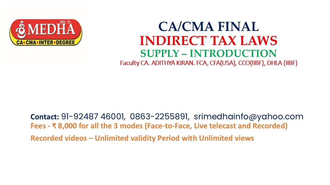 Value Of Supply Sec 15