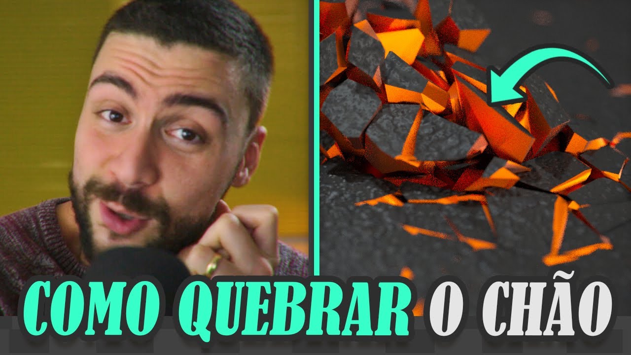 Como animar CHÃO QUEBRANDO no Cinema 4D | Tutorial Cinema 4D
