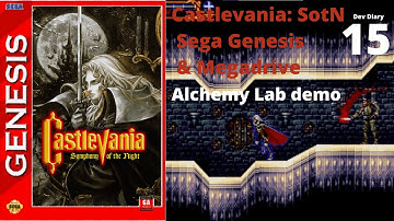Level 2 Demo (Alchemy Lab) - Castlevania: SotN for Sega Mega Drive & Genesis - Dev Diary 15