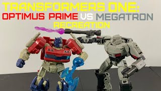 [Transformers Stop Motion] Transformers One: Optimus Prime vs Megatron Recreation