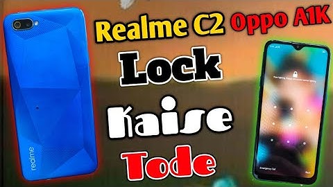Realme C2 Pattern Unlock || Realme C2 Ka Lock Kaise Tode | Oppo A1k Pin Pattern Password Unlock