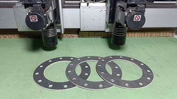 Double Efficiency | AMOR Twin Oscillating Knife Gasket Cutting Machine