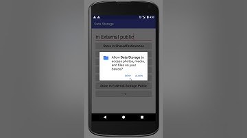 Android DataStorage: Write & Read Text File From All Storage Options