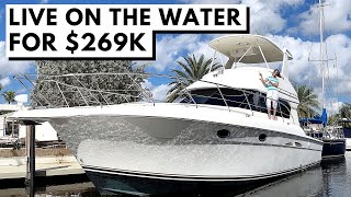 $269,000 2006 SILVERTON 42 CONVERTIBLE Affordable Family Starter Yacht Liveaboard Boat Tour