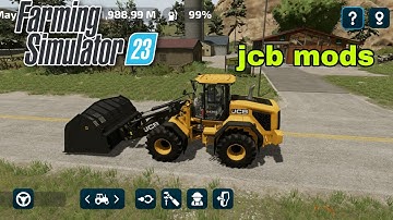 JCB GRASS LOAD  in FS23 mods Gameplay | 4UBOSS