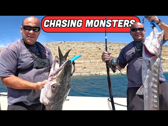 Saltwater Safari #7: MEGA BARRACUDA FISHING in GREECE! class=