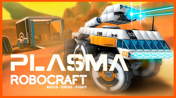 RoboCraft Gameplay Tutorial - Plasma Cannon Test