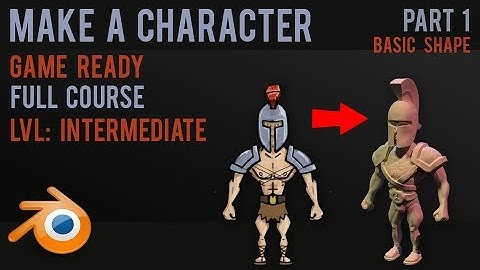 Character modelling tutorial - sculpting and texturing - part 1 - 2018