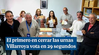 El municipio de La Rioja acaba de votar en solo 29 segundos y es el primero en cerrar urnas