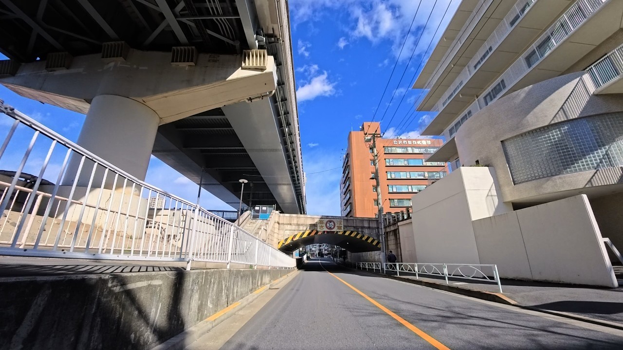 勝どき 清澄通り 浅草 バイク車載動画2倍速 tokyo dashcam motorcycle speedx2.0