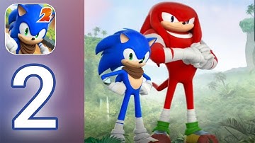 Sonic Dash 2: Sonic Boom - Gameplay Walkthrough Part 2 - Knuckles The Echidna (iOS, Android)